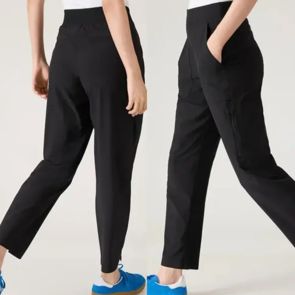 Athleta Black Brooklyn Utility Jogger Pants Size 10